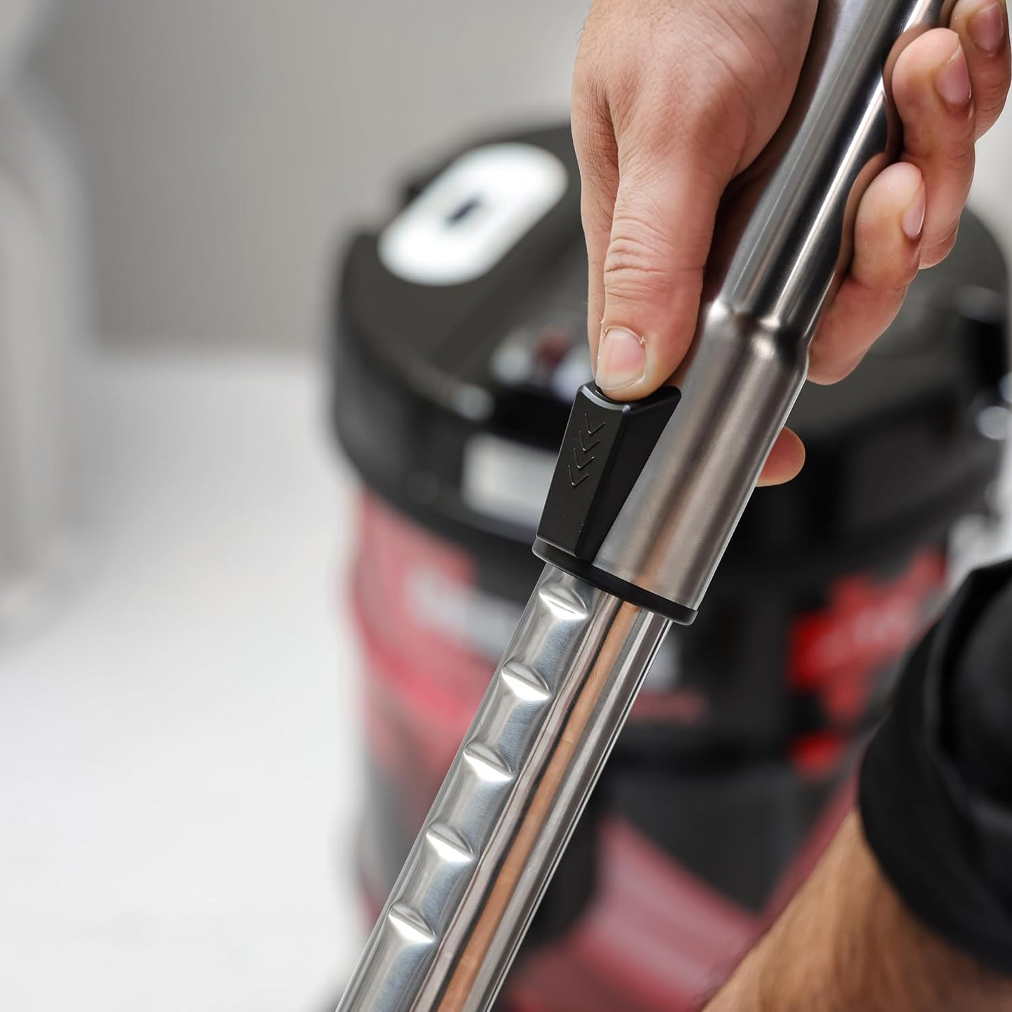 Geepas GVC2598 2300W 25L Drum Vacuum Cleaner with Blower, Dust Full Indicator, and Parking Position