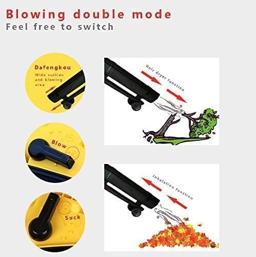 3-in-1 Leaf Blower & Vacuum, 3000W Garden Vacuum Cleaner with 45L Collection Bag, 10M Cable