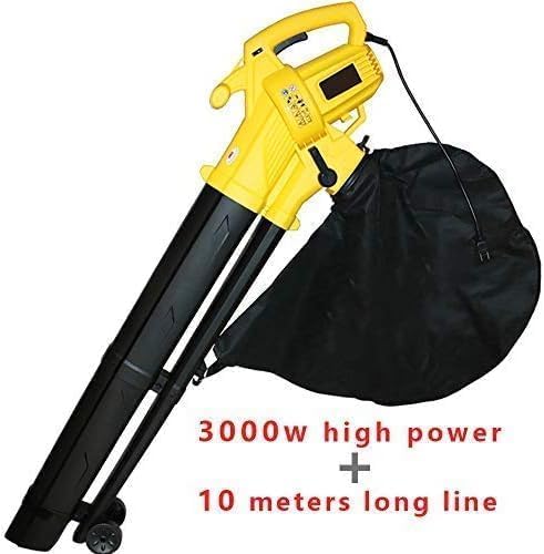 3-in-1 Leaf Blower & Vacuum, 3000W Garden Vacuum Cleaner with 45L Collection Bag, 10M Cable