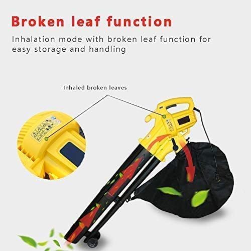 3-in-1 Leaf Blower & Vacuum, 3000W Garden Vacuum Cleaner with 45L Collection Bag, 10M Cable