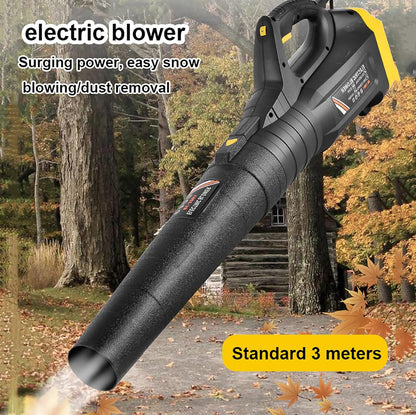 500W Electric Leaf Blower and Garden Vacuum, 218 km/h Wind Speed, 790 m³/h Air Volume, 6-Speed Control, 3M Cable